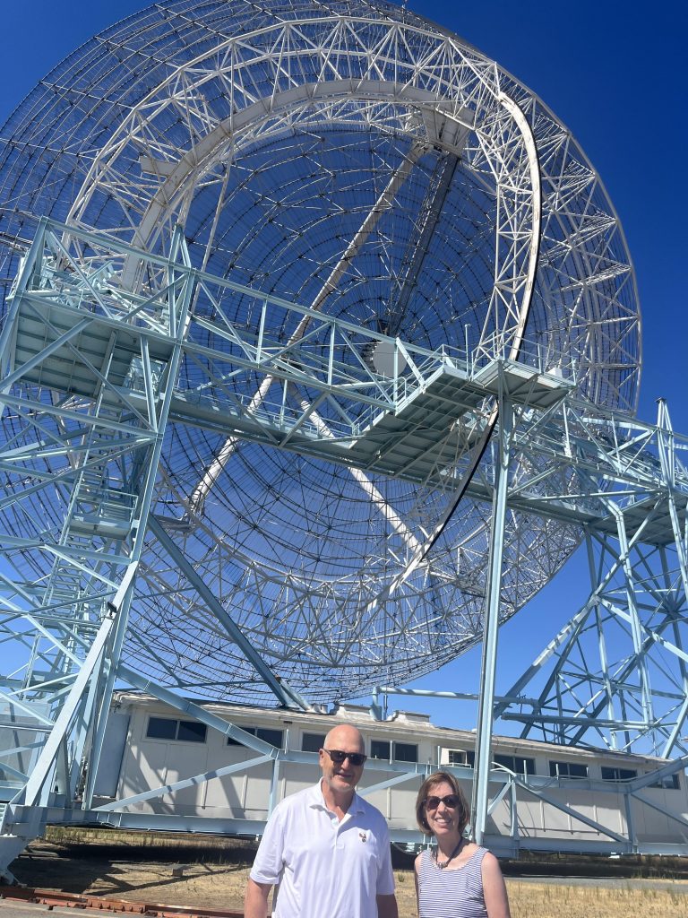 At the Stanford Dish with 4 time Astronaut Ellen Ochoa